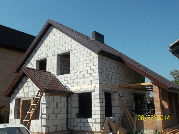 Дома из газобетонных блоков под ключ,построить дом из газобетонных ...