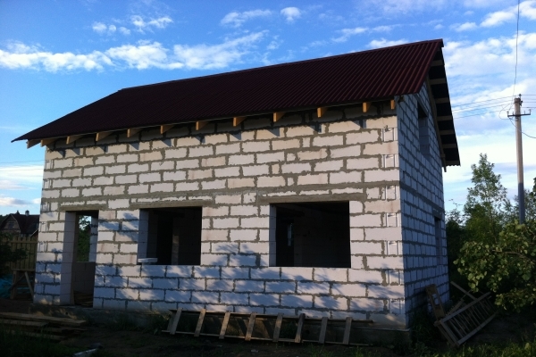 Дома из газоблока дешево,построить дом из газоблока дешево,цена дома из ...