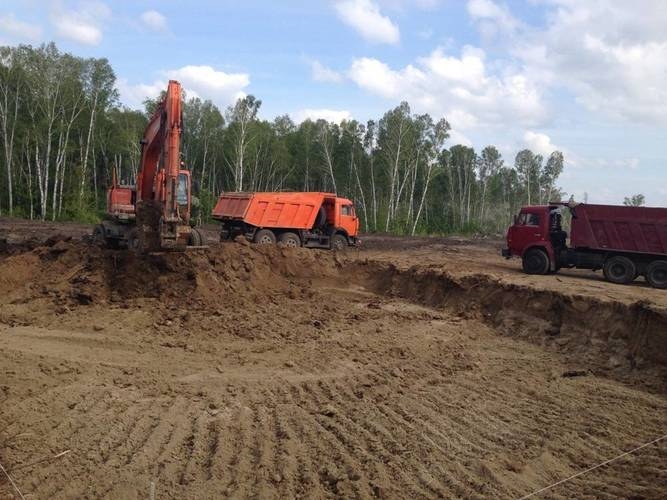 Разработка котлована экскаватором,стоимость котлована,выкопать котлован ...